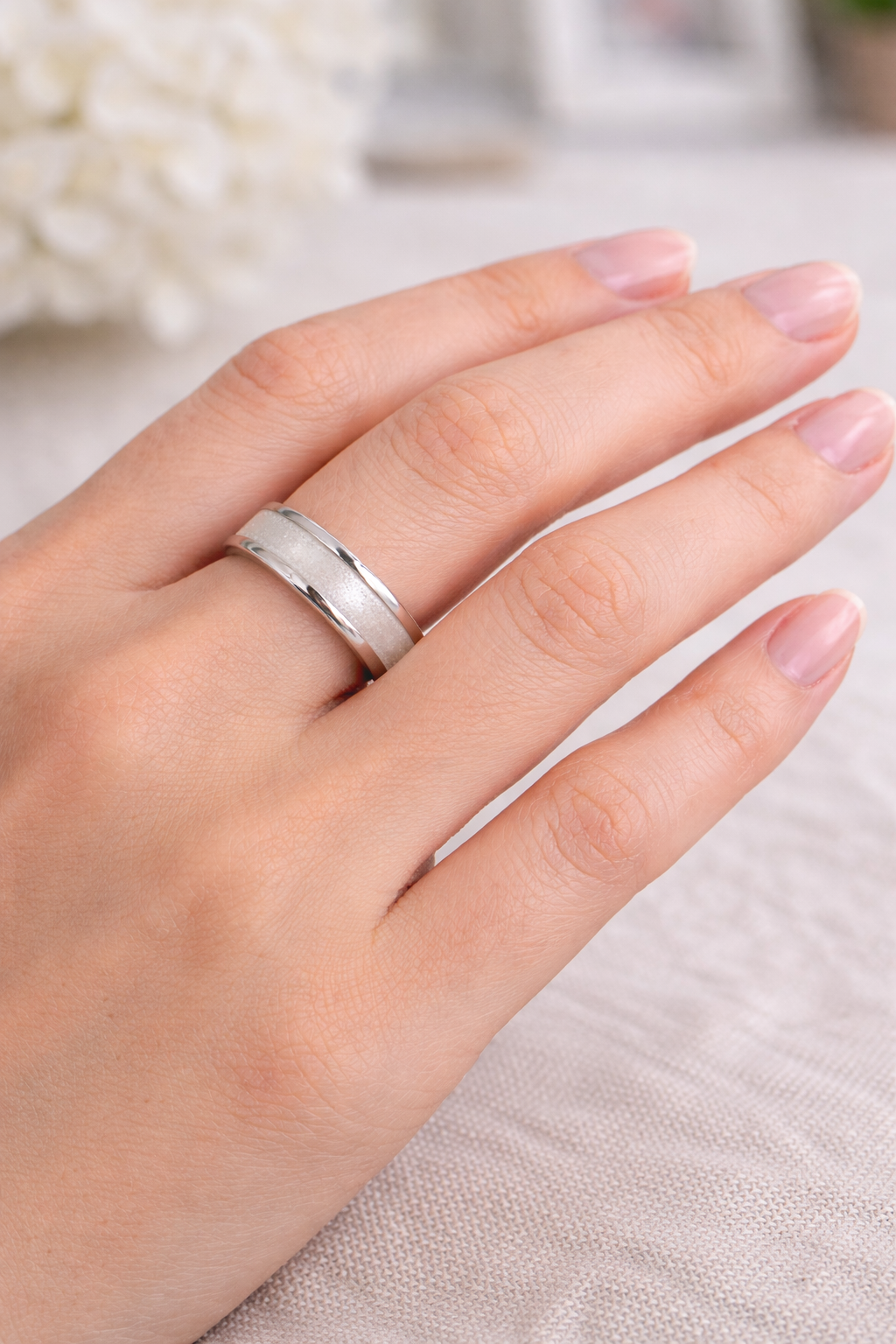 Sacred Bond Ring — Personalised Inclusion Channel Band