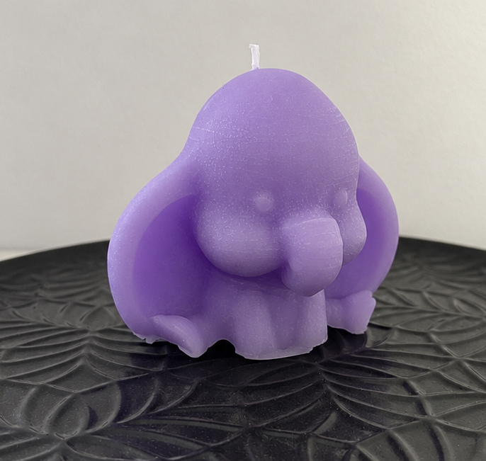 Peanut – Purple Black Raspberry & Vanilla Beeswax Candle