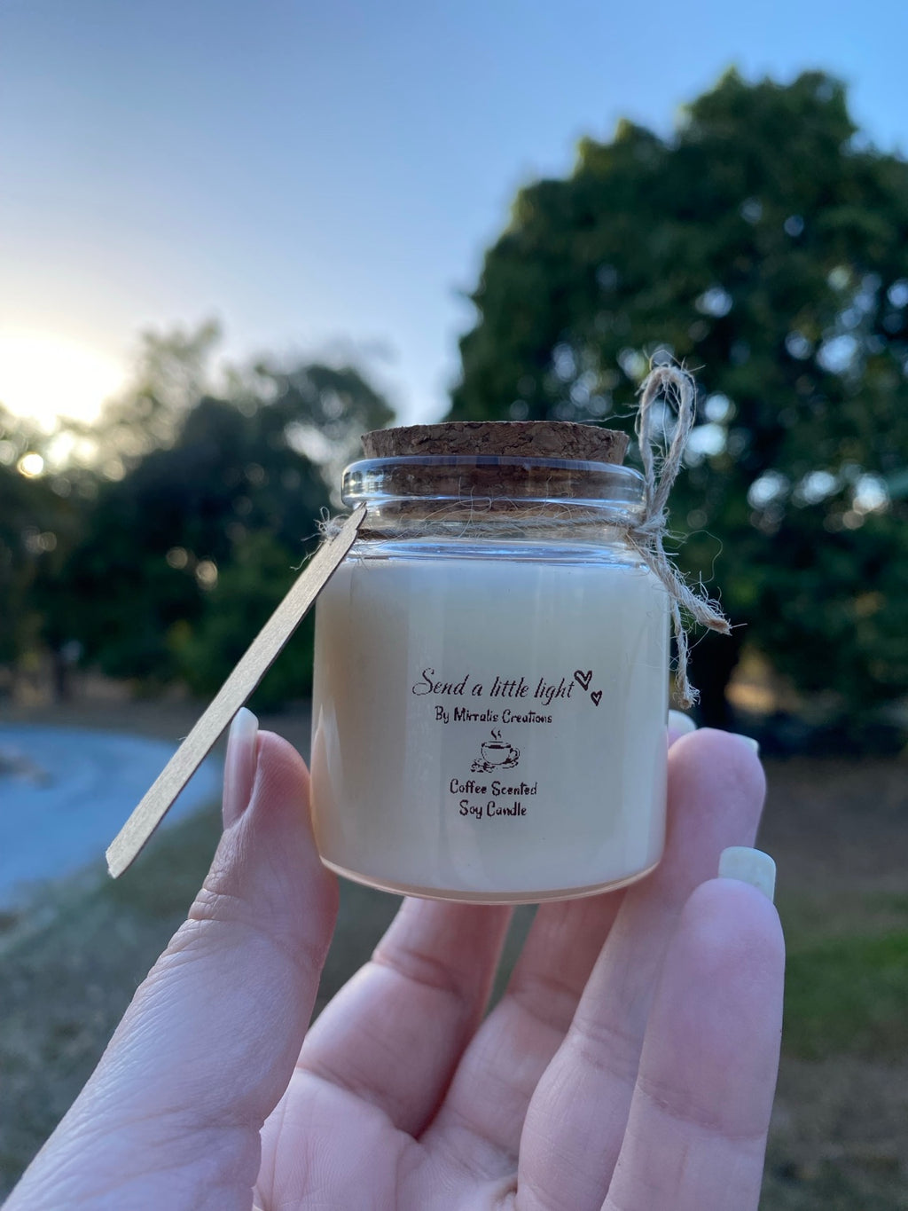 Send a Little Light – Mini Personalised Gift Candle